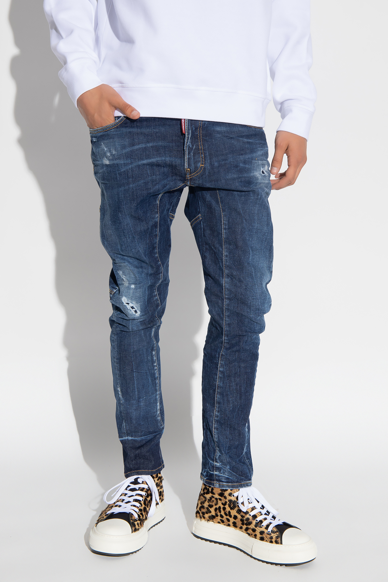 東京銀座オフライン販売 DSQUARED2 19ss TIDY BIKER JEANS 71LB0625 ...